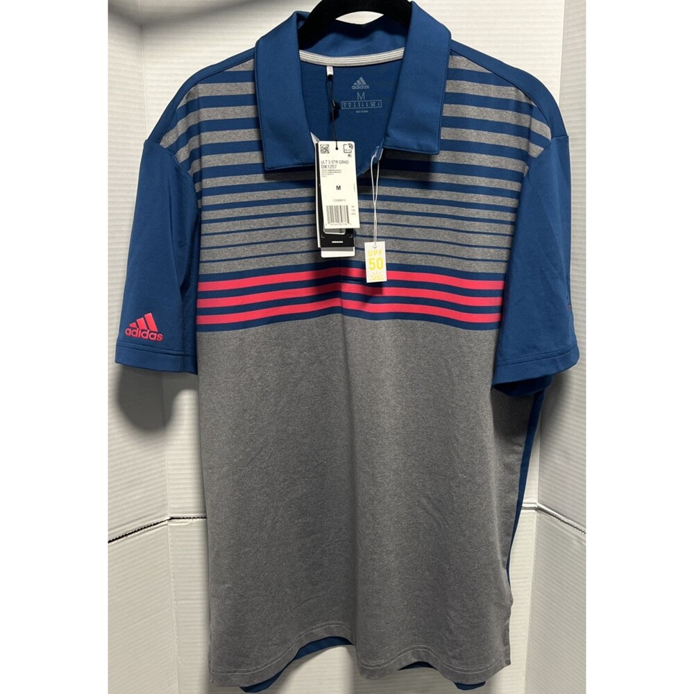 ADIDAS Ultimate 365 UPF50 Men's Golf Polo Medium  NWT